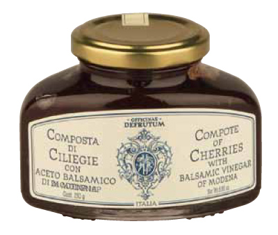 CHERRIES Compote with Balsamic Vinegar of Modena 250g - 1