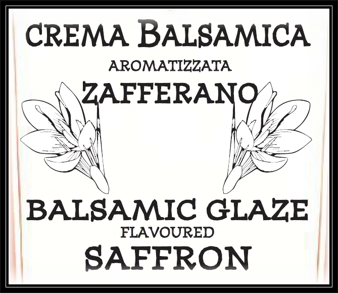 Crema Balsamica Bianca allo ZAFFERANO 220g - 1