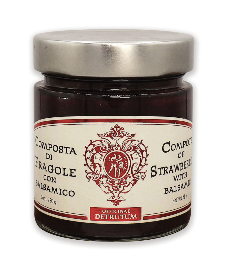 STRAWBERRIES Compote with Balsamic Vinegar of Modena 250g - 1