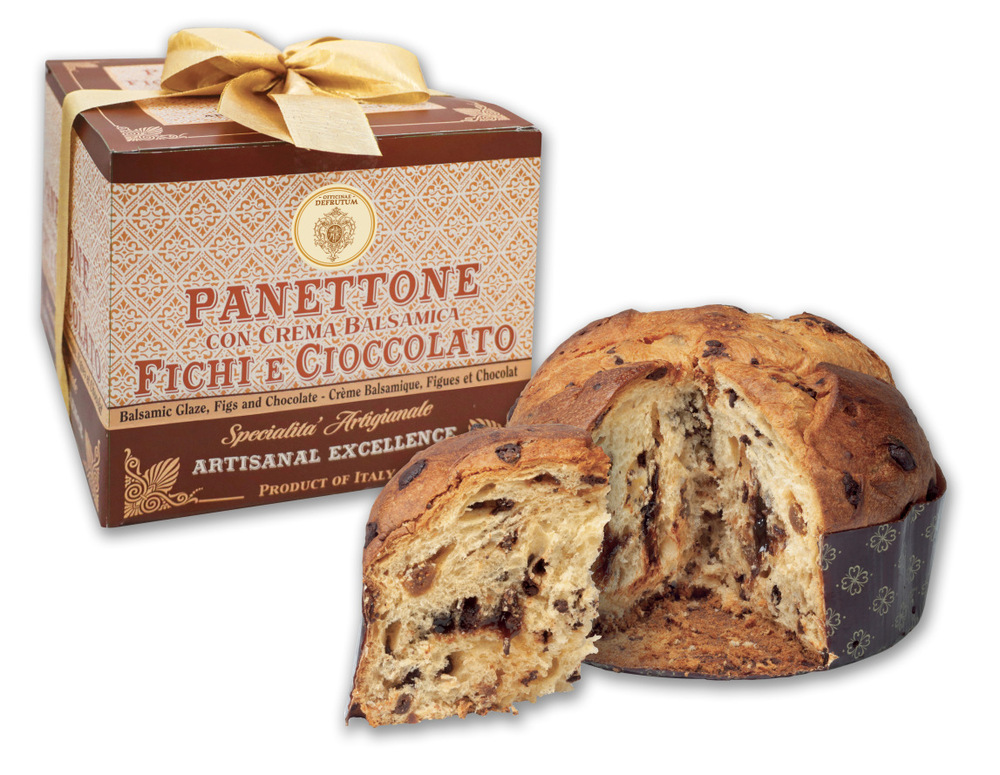 Panettone con Balsamico, fichi e cioccolato - 1