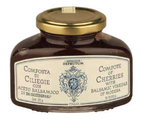 CHERRIES Compote with Balsamic Vinegar of Modena 250g