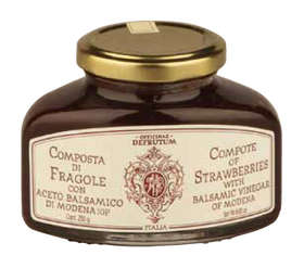 Line AROUND & BEYOND BALSAMIC... - STRAWBERRIES Compote with Balsamic Vinegar of Modena 250g