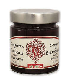 Line AROUND & BEYOND BALSAMIC... - STRAWBERRIES Compote with Balsamic Vinegar of Modena 250g