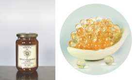 Linea "Gastronomic pearls" - "DF0627: White Balsamic PEARLS - POMEGRANATE- 370g - 2"