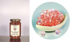 Line GASTRONOMIC PEARLS - DF0627: White Balsamic PEARLS - POMEGRANATE- 370g