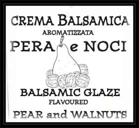 Linea CREME & GLASSE - Crema Balsamica PERE e NOCI  220g